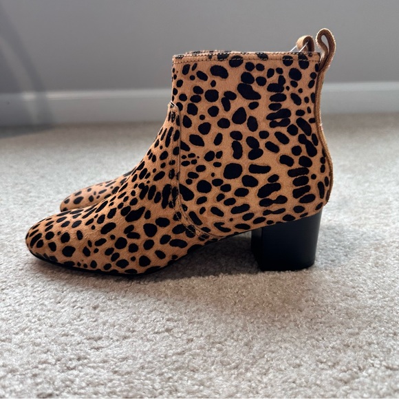 Johnny Was LEOPARD Haircalf BOOTIE Size 7.5 NWOB - Picture 5 of 9